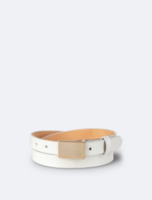 Calvin klein plaque fashion belt