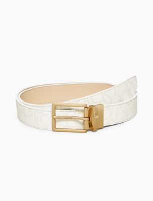 calvin klein reversible monogram belt