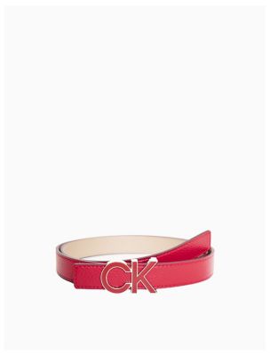 calvin klein red belt