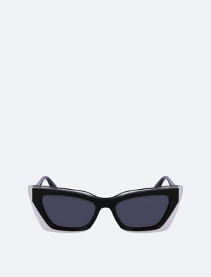 Cat-eye acetate sunglasses