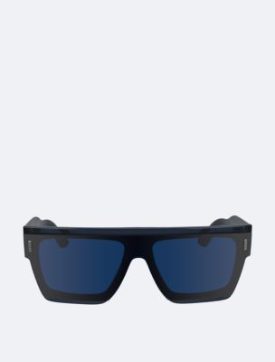 Acetate Square Sunglasses, Blue