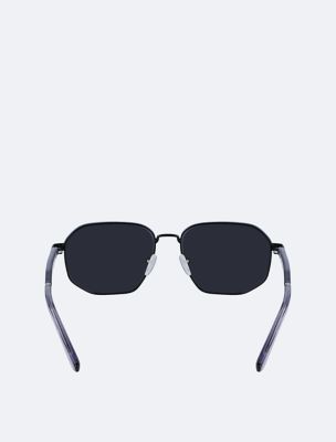 Calvin klein rectangular sunglasses online