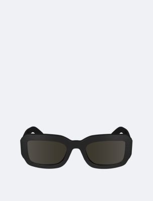 Naturals Modern Rectangle Sunglasses, Black