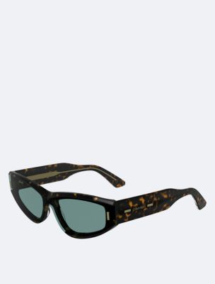 Calvin Klein Marrone Acetate Women Sunglasses