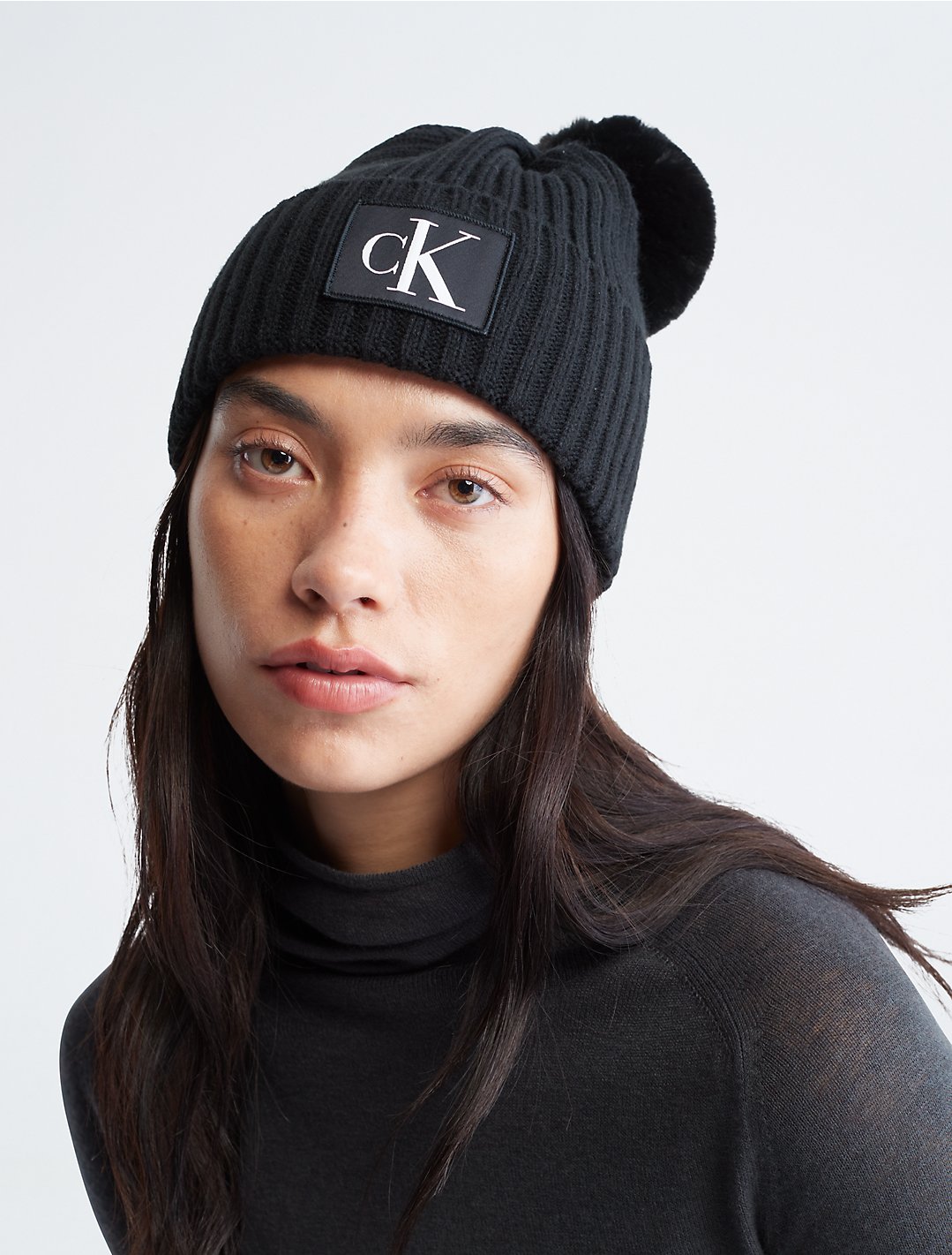 ondergeschikt middelen Tegenhanger Knit Pom-Pom Beanie Hat | Calvin Klein