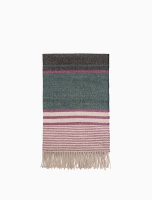 Striped Blanket Scarf Calvin Klein
