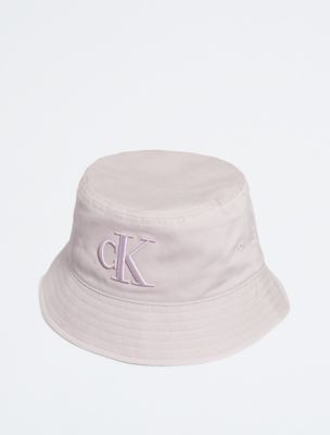 Gucci Pink Monogram Logo Fleece Bucket Hat