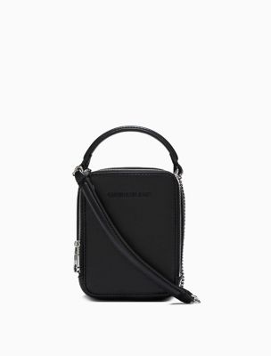 calvin klein boxy small satchel