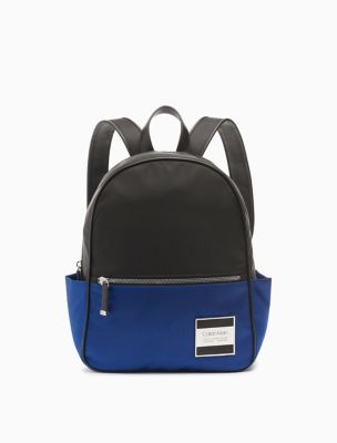 calvin klein nylon logo backpack