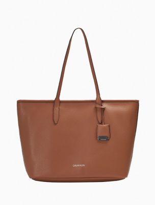 calvin klein naomi woven tote