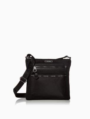 calvin klein nylon crossbody black