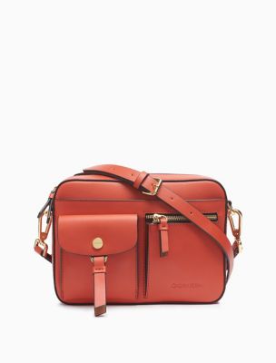 calvin klein crossbody red
