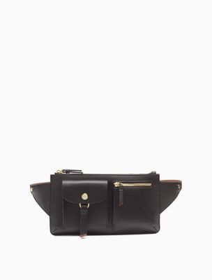 calvin klein leather belt bag