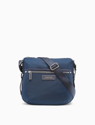 calvin klein nylon messenger bag