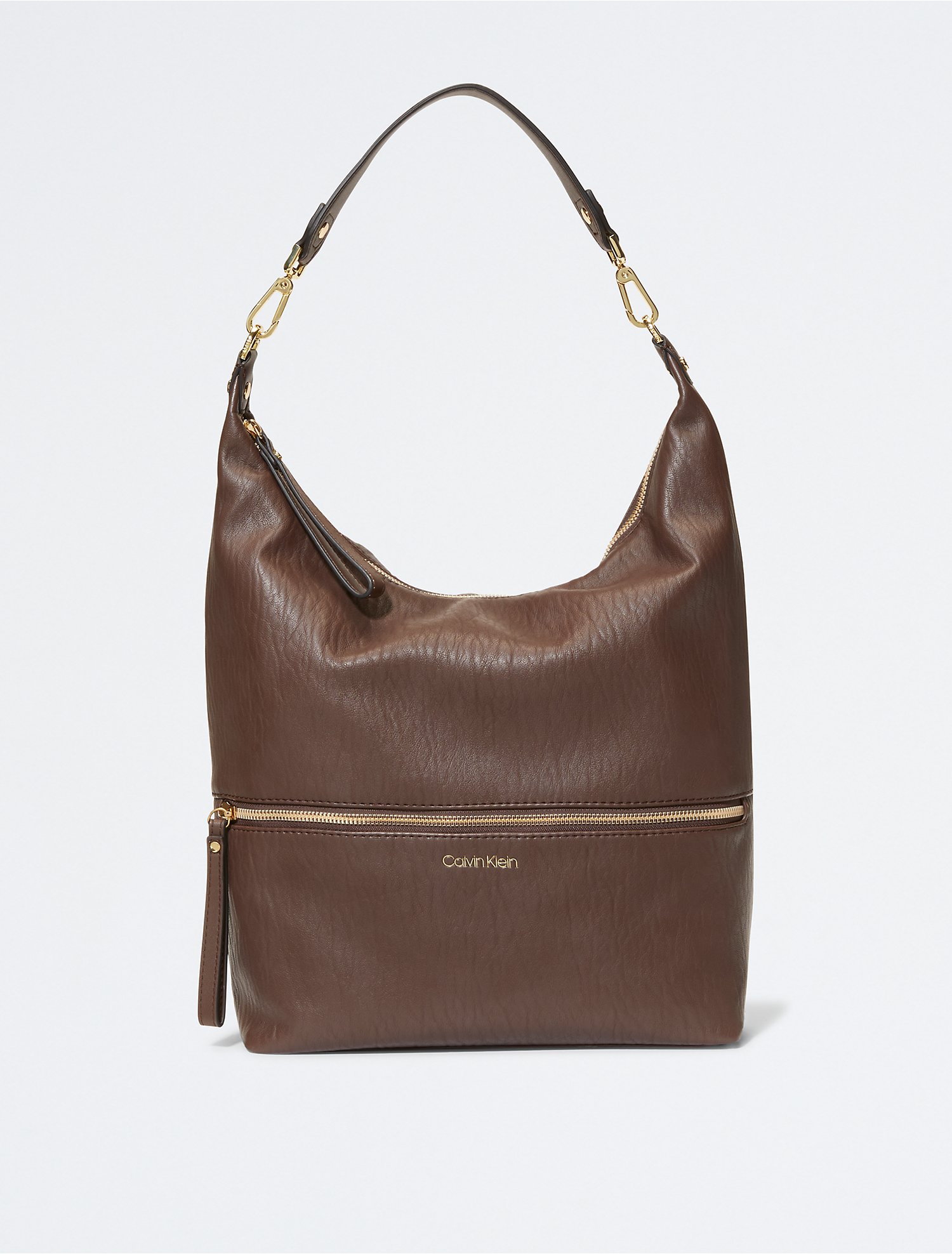 Elaine Zip Medium Hobo Bag | Calvin Klein