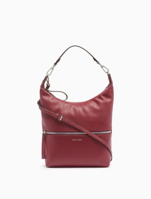 calvin klein strap hobo