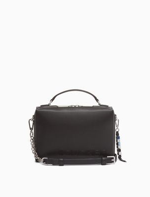 calvin klein boxy small satchel