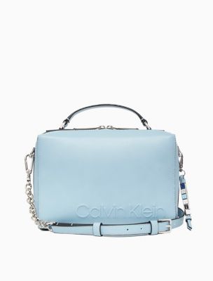 calvin klein boxy small satchel