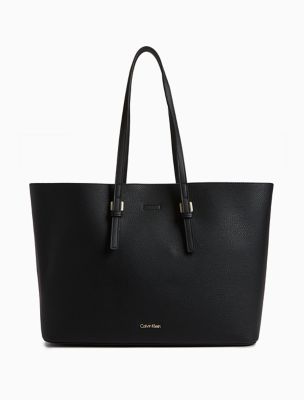 calvin klein naomi woven tote