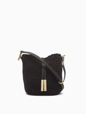 calvin klein naomi woven tote