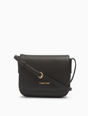 black crossbody bag with gold hardware