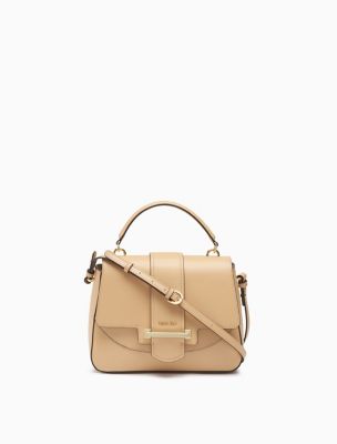calvin klein top handle satchel bag