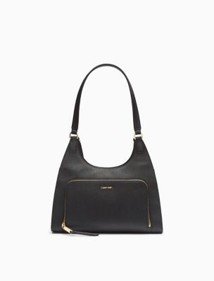 calvin klein saffiano satchel