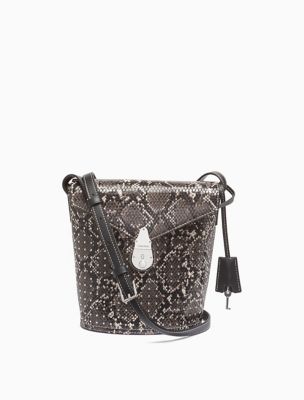 calvin klein python handbag