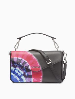 calvin klein lock flap crossbody