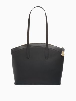 calvin klein leather tote bag