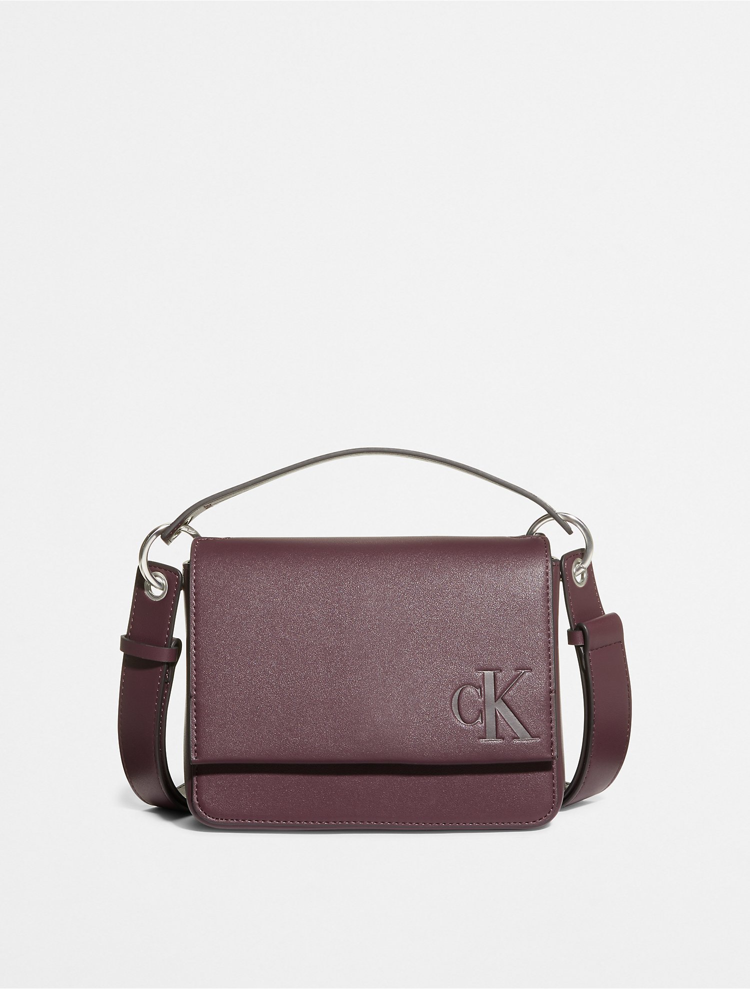 Top 62+ imagen burgundy calvin klein purse