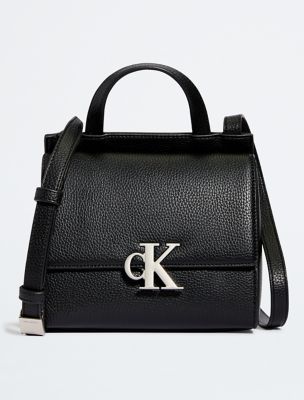 Calvin Klein Women's Archive Small Square Flap Crossbody Bag - Black