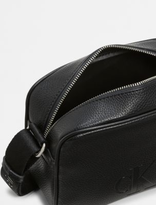 Calvin Klein logo camera bag in black