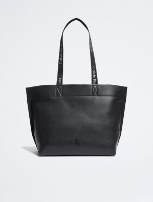 Calvin Klein monogram large tote with chain strap