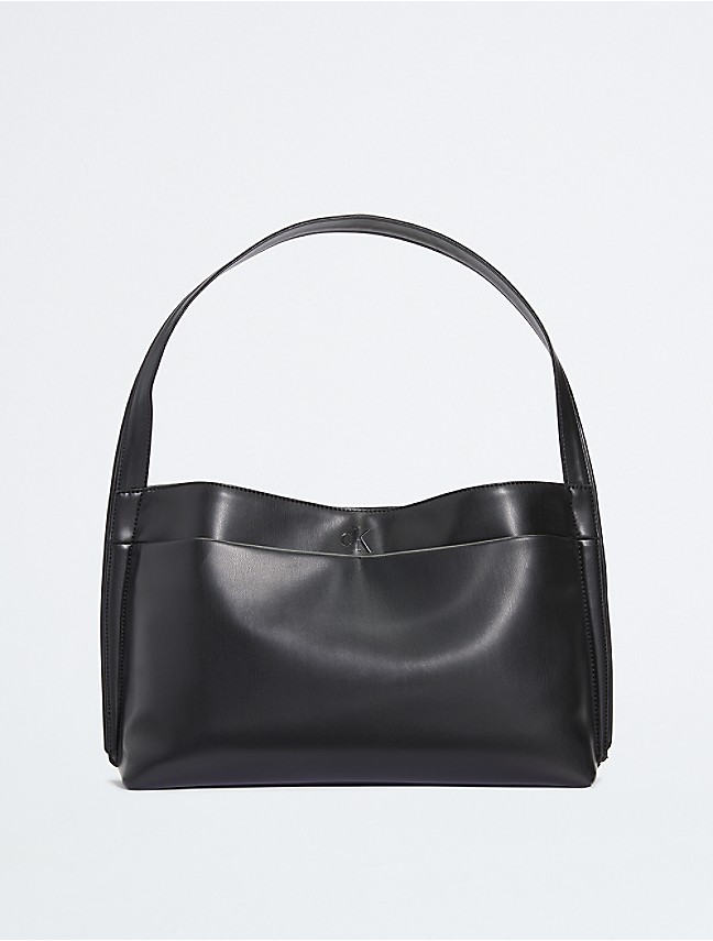 Calvin Klein Ck Must Small Shoulder Bag In Black