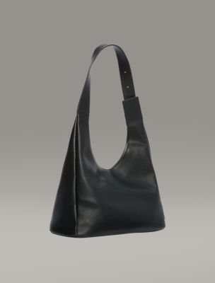 Calvin Klein Women's Archive Hardware Buckle Shoulder Bag - Black