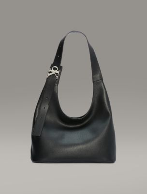 Black Leather Shoulder Bag