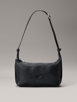 All Day Small Round Shoulder Bag, Black Beauty