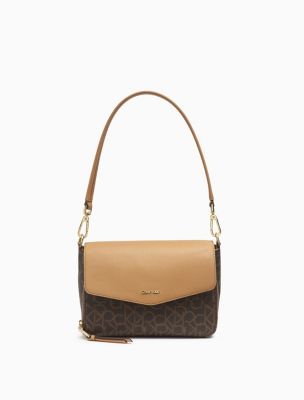 calvin klein monogram crossbody bag