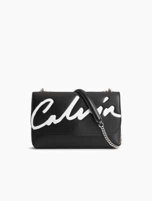 calvin klein flap crossbody bag