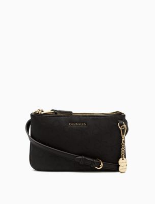 calvin klein black purse