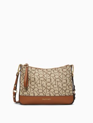 calvin klein brown crossbody bag