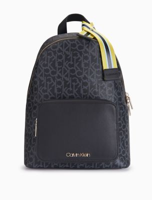 calvin klein backpack monogram