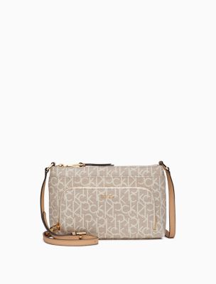 calvin klein monogram handbags