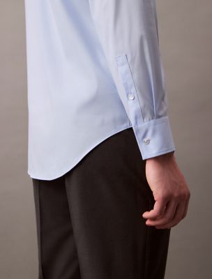 Мужские рубашки Calvin Klein Refined Slim Stretch Button-Down Shirt — фото 4