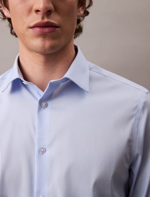 Мужские рубашки Calvin Klein Refined Slim Stretch Button-Down Shirt — фото 6