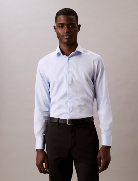 Мужские рубашки Calvin Klein Steel Solid Slim Fit Button-Down Shirt