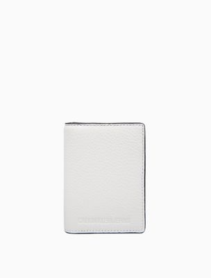 Buy Calvin Klein Black Logo Monogram Medium Bi-Fold Wallet for Men