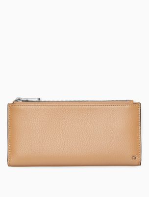 calvin klein brown wallet