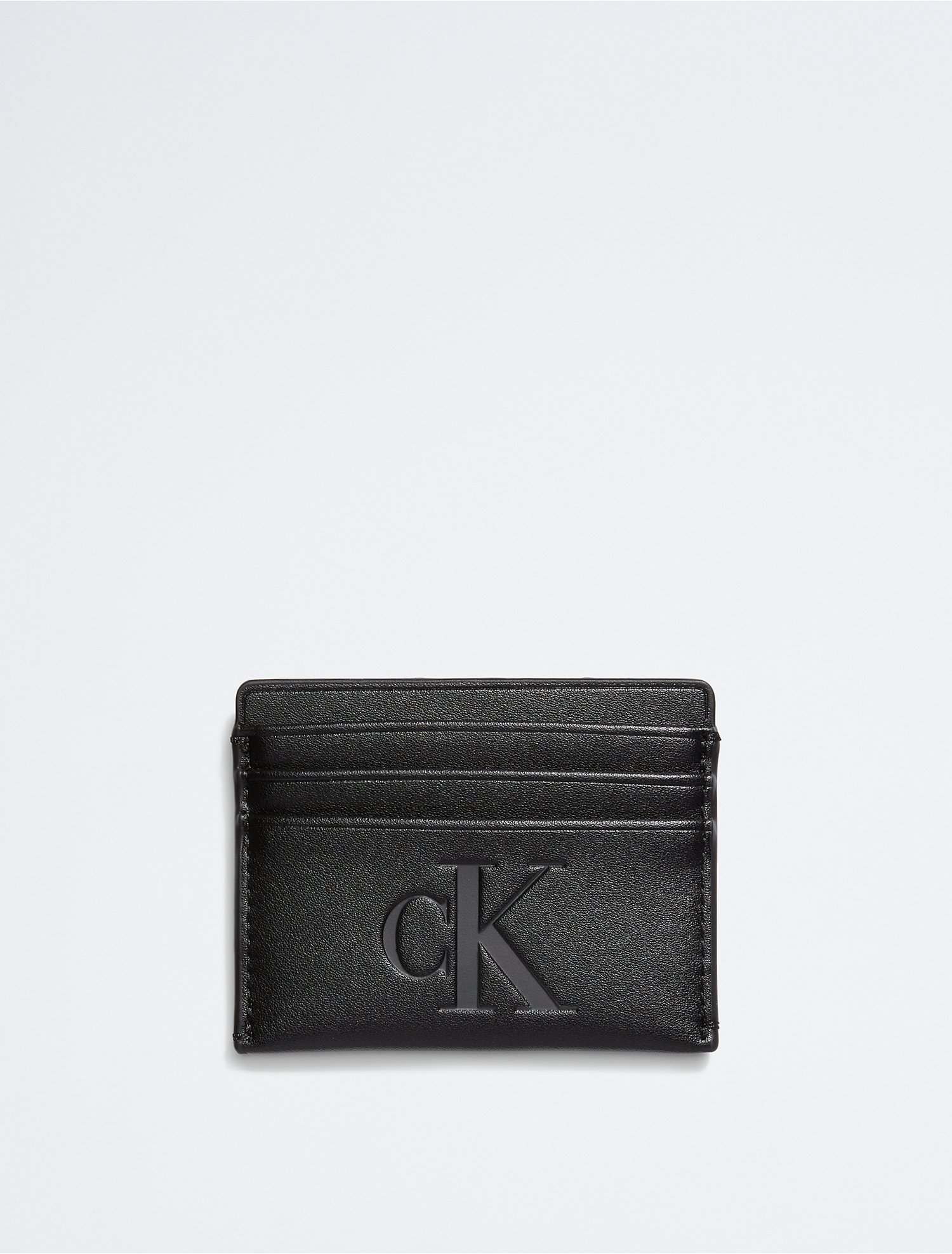 been Centraliseren Puno Sculpted Monogram Card Case | Calvin Klein